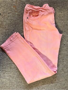 Mossimo Supply Co. Salmon Skinny Jeans